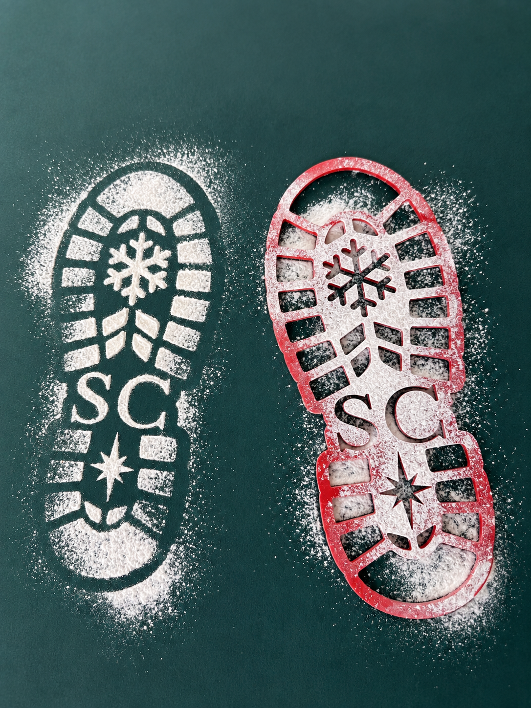 Santa Boot Stencil