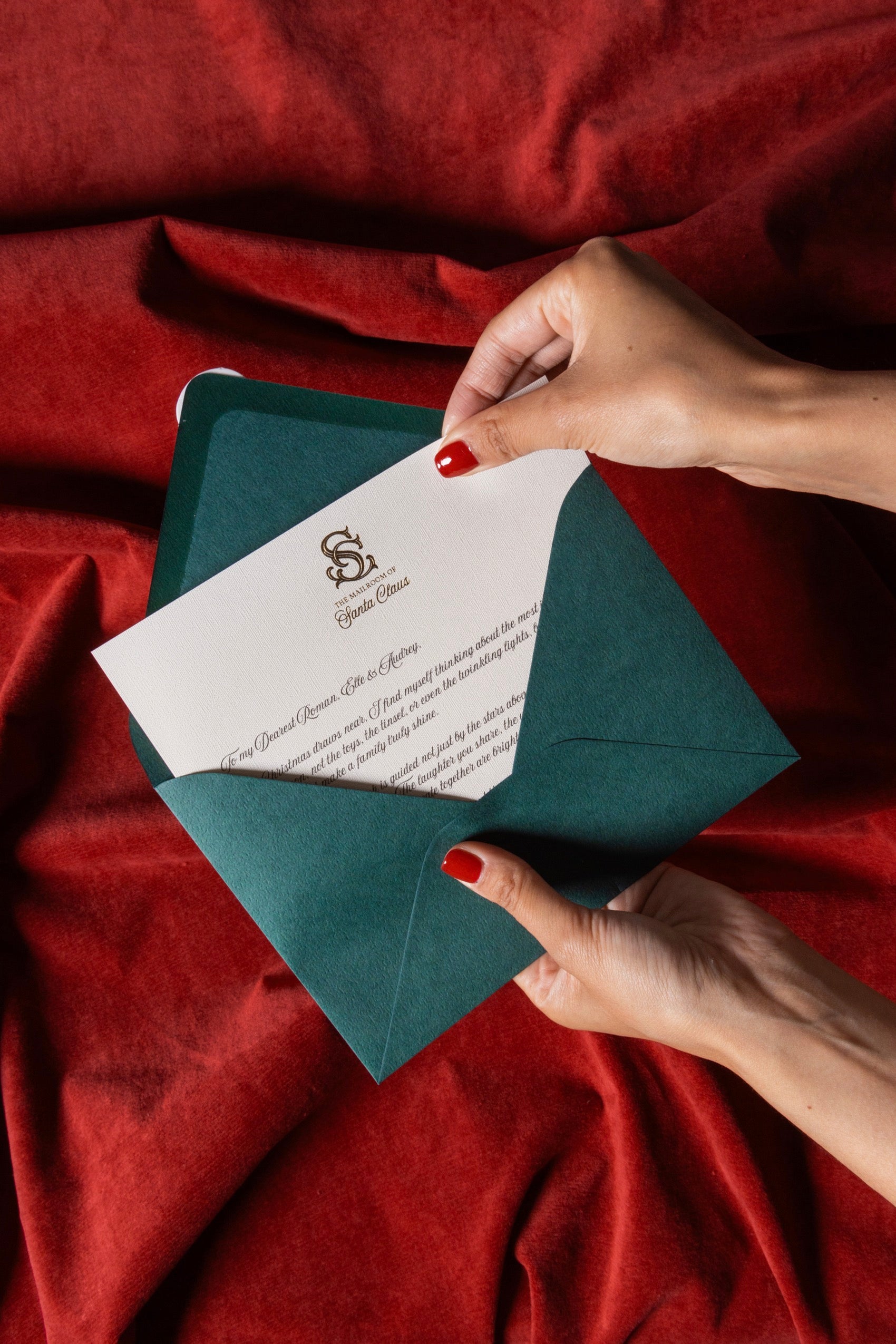 Family Letter From Santa Claus