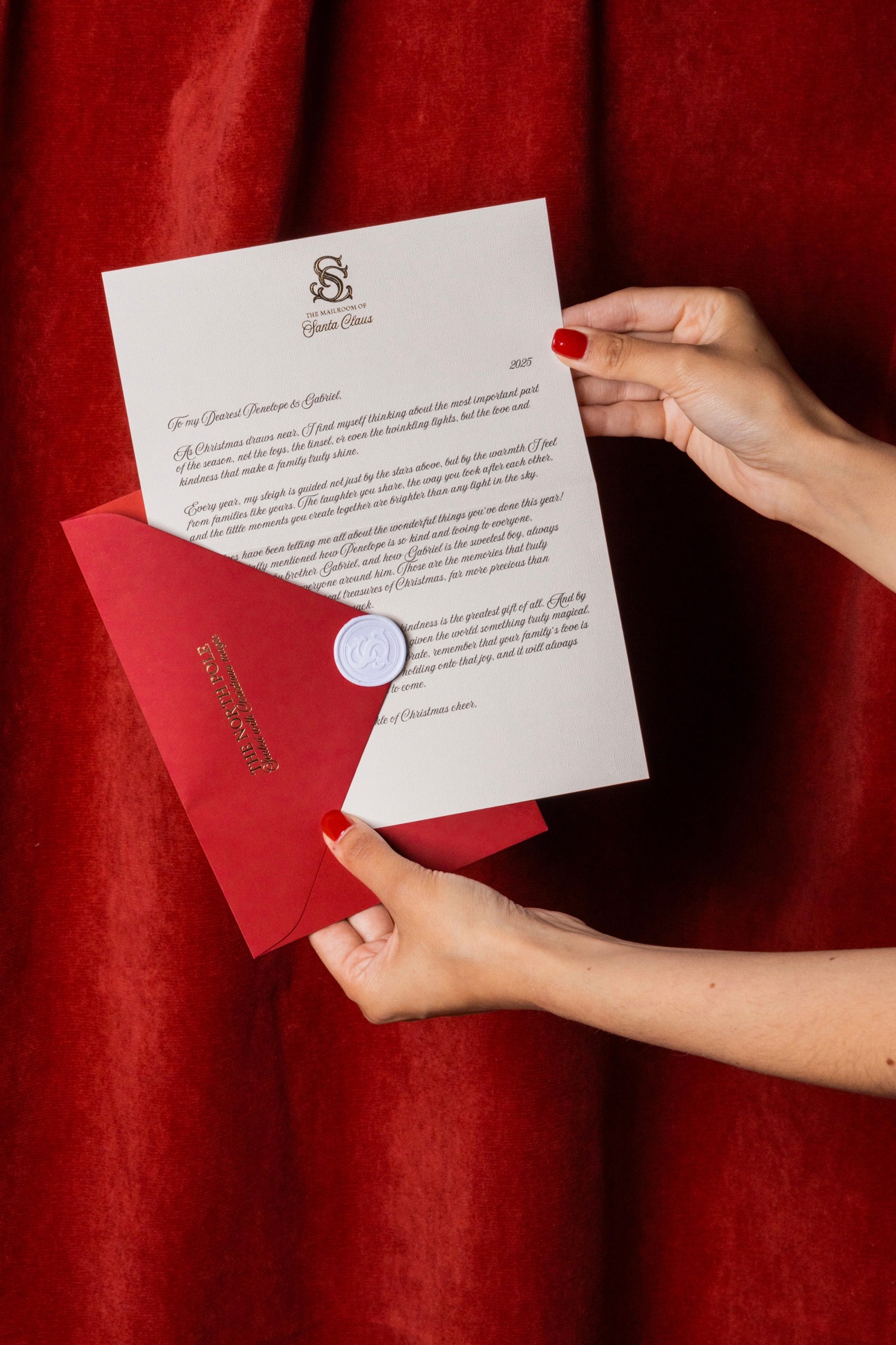 Family Letter From Santa Claus