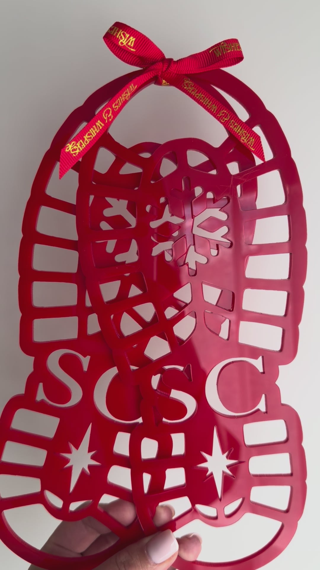 Santa Boot Stencil