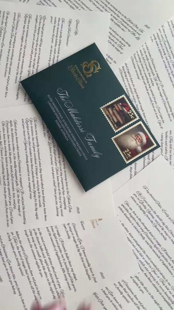 Family Letter From Santa Claus